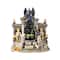 Glitzhome® 9.75"H Lighted Resin Halloween Haunted House Village